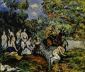 Escena legendaria Paul Cezanne desnudo impresionista